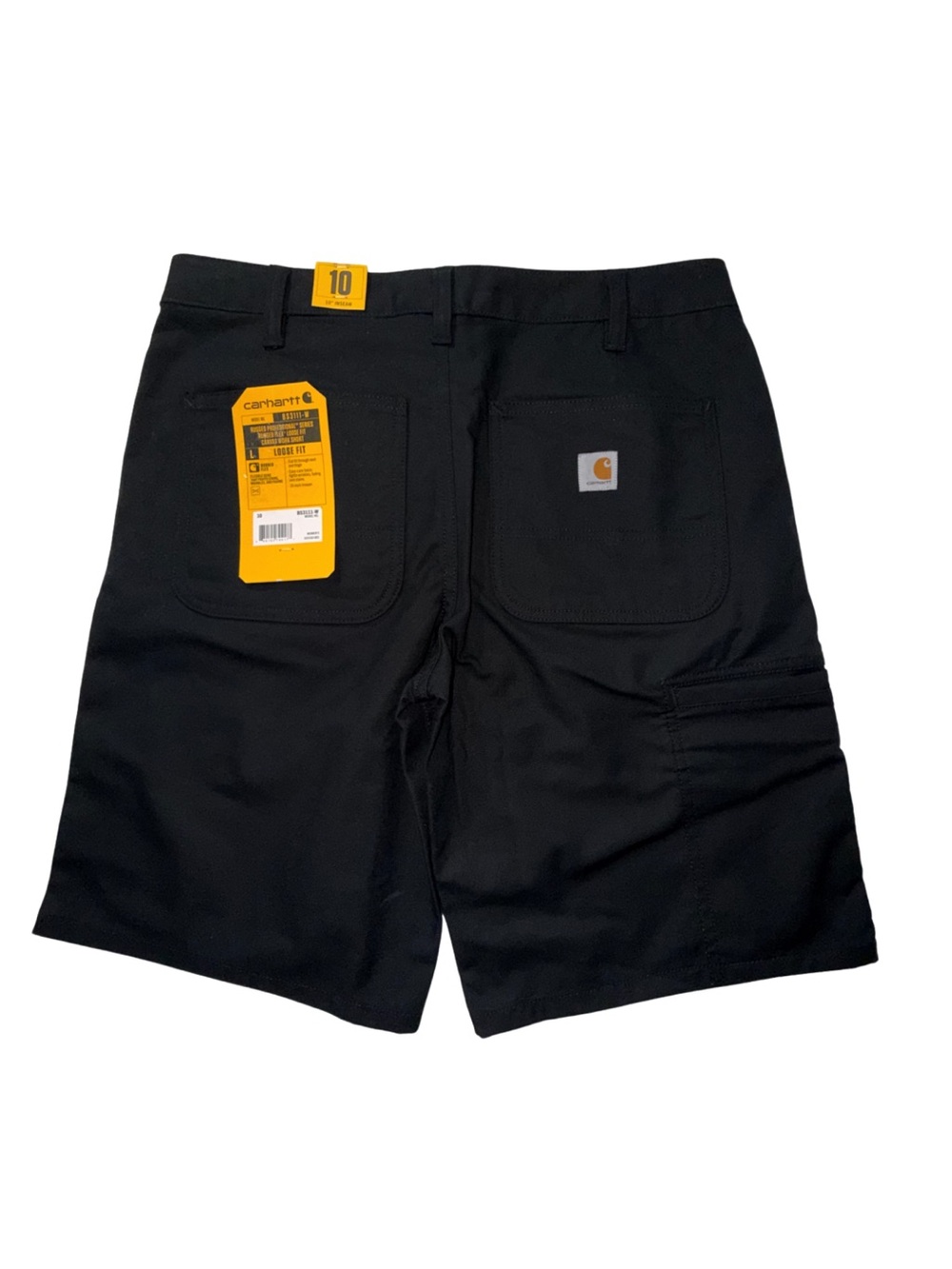 NWT Carhartt Women’s Rugged Flex Work Shorts Black Size 10